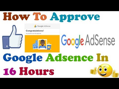 How To Approve Adsense Account With Blogger in 15 Hour thumbnail