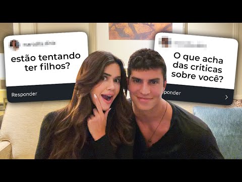 PRIMEIRO VÍDEO COM MEU MARIDO! Ele respondeu TUDO thumbnail