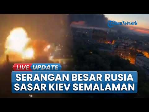 Serangan Besar Rusia Hantam Ukraina, Ledakan Beruntun akibat Rudal dan Drone Guncang Kyiv thumbnail