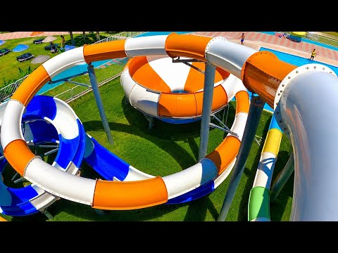 Woo Woo Woo… Then the Drop 😂💦 | Oasis Aquapark Alaçatı 🇹🇷 thumbnail