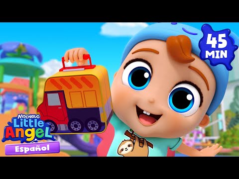 ¿Qué hay en tu lonchera? 🥪 Canciones Infantiles 🎵 Little Angel Español thumbnail