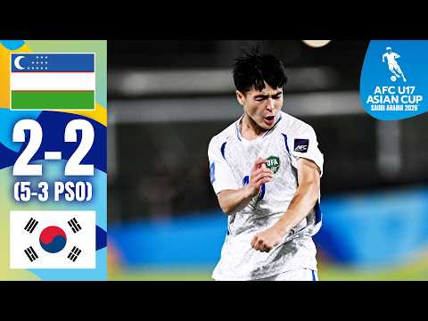 Uzbekistan win THRILLER on penalties | Uzbekistan - Korea Republic | Highlights | AFC U17 Asian Cup™ thumbnail