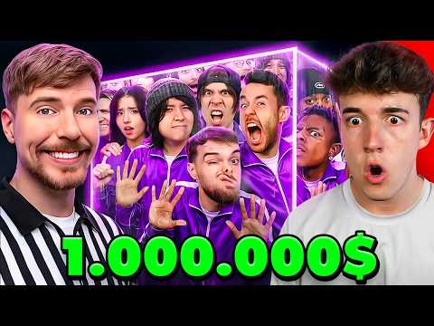 50 STREAMERS PELEAN POR 1.000.000$ | REACCION a MRBEAST thumbnail