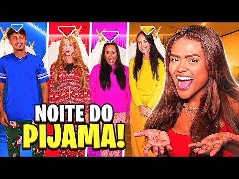 SOBREVIVENDO A NOITE DE PIJAMA DA SUA COR !!! thumbnail