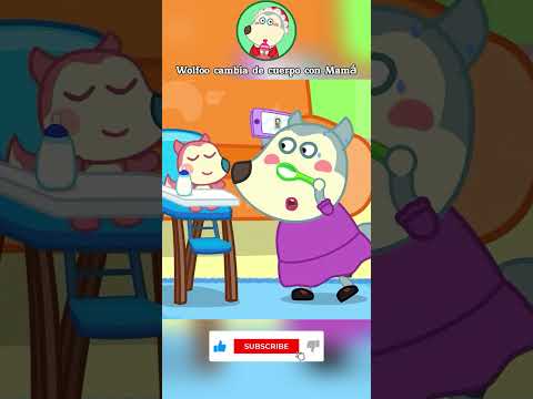 Wolfoo cambia de cuerpo con Mamá, Ser mamá no es fácil, quiérela más #animación #infantil thumbnail