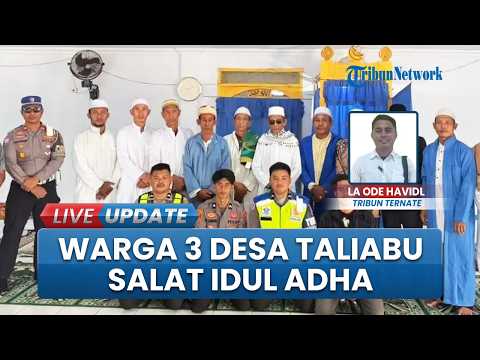 Salat Idul Adha Lebih Awal Digelar Warga di Pulau Taliabu, Berlangsung Kondusif Dijaga Polisi thumbnail