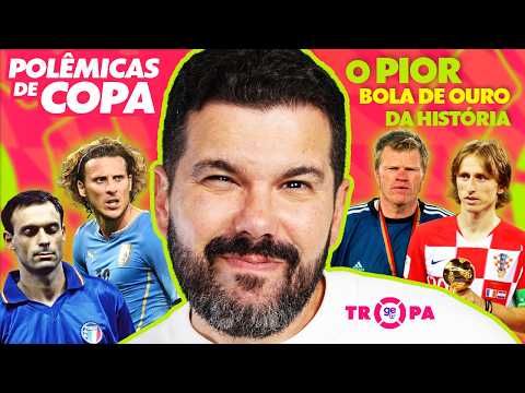 O PIOR BOLA DE OURO DA HISTÓRIA DAS COPAS! | POLÊMICAS DE COPA #8 | Tropa ge tv thumbnail