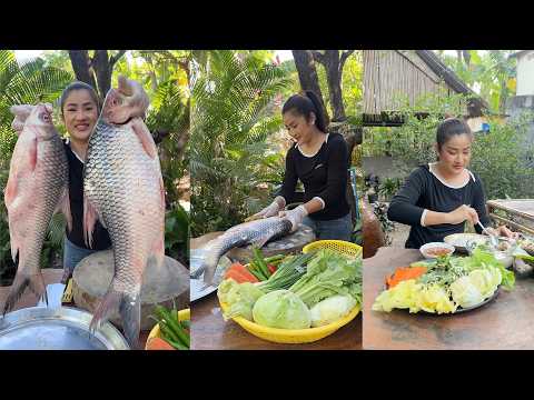 Yummy river fishes cooking | Fry fish & Fish soup cooking thumbnail