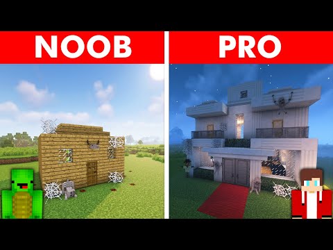 初心者vsプロ 殺人鬼の住む家作り対決【マインクラフト】 thumbnail