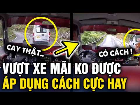 Đi sau KO VƯỢT XE ĐƯỢC, thanh niên nghĩ ra cách VỪA NHANH LẠI VỪA AN TOÀN | Tin 3 Phút thumbnail