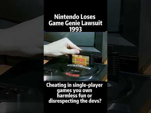 Game Genie Won Against Nintendo! Epic 90s Court Battle #retrogaming #nintendo #gaming #gamegenie thumbnail