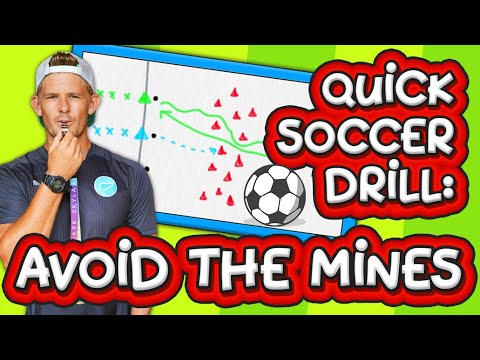 Quick soccer drills: Avoid the mines (for ages 5-12) ⚽️ thumbnail
