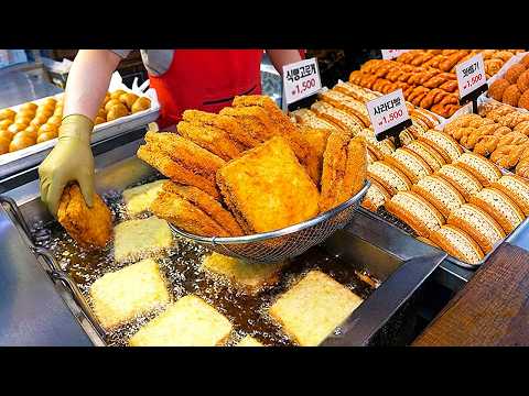 하루 1000개 판매! 오픈부터 단체주문 쏟아지는 인기 길거리 분식 BEST 5 / TOP 5 Popular Korean Street Food Masters Compilation thumbnail