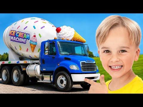Kids learn how to make different Ice Cream with Vlad and Niki thumbnail