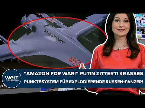 UKRAINE-KRIEG: "Amazon for War!" Putin zittert! Krasses Punktesystem für explodierende Russen-Panzer thumbnail