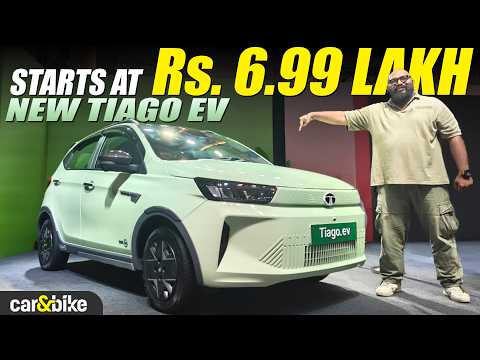 2026 Tata Tiago EV Launched: Starts At Rs. 6.99 lakh | Range 293 km thumbnail