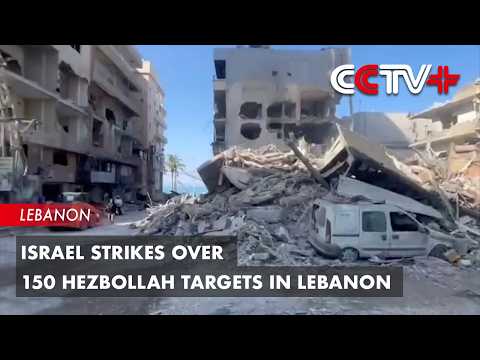 Israel Strikes over 150 Hezbollah Targets in Lebanon thumbnail