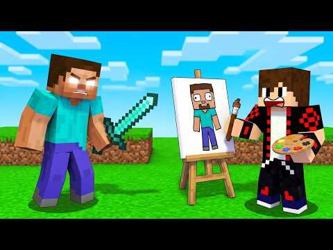 ماين كرافت : ولكن اي شيء ارسمه يتحول حقيقة !!؟ 🔥😱 thumbnail