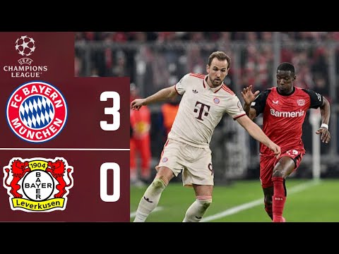 Bayern Munich vs Bayer Leverkusen 3-0 |All Goals & Highlights|UCL 2025| Champions League Round of 16 thumbnail