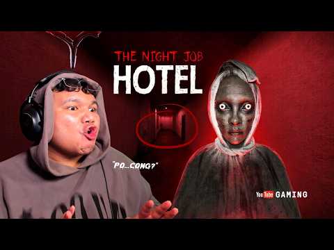 ? (Unbox Hadiah) Oohami try GAME HORROR DARI MALAYSIA!? - The Night Job: Hotel | FullGame. thumbnail