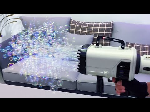 Biggest Gatling Bubble Gun 2021 - Automatic Bubble Machine thumbnail