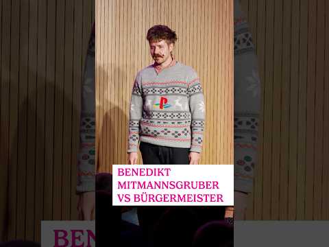 Nettes Gespräch mit einem Bürgermeister! #comedy #crowdwork #bürgermeister #dorfleben #youtubeshorts thumbnail