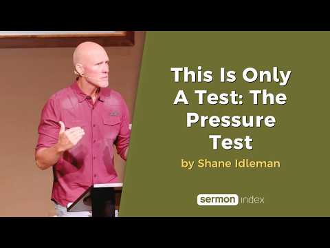 This Is Only A Test The Pressure Test by Shane Idleman thumbnail