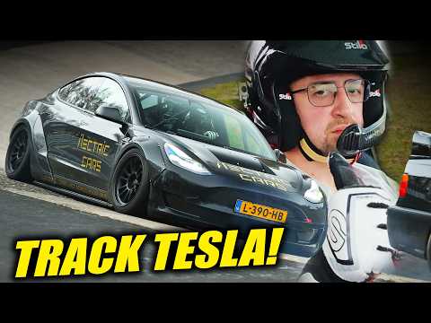 The Most EXTREME Carbon Widebody Tesla M3P! // Nürburgring thumbnail