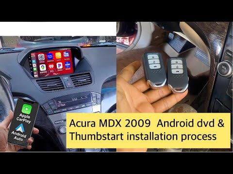 Acura MDX 2009 Thumbstart and Android dvd installation #automobile #acura #mdx #howto thumbnail