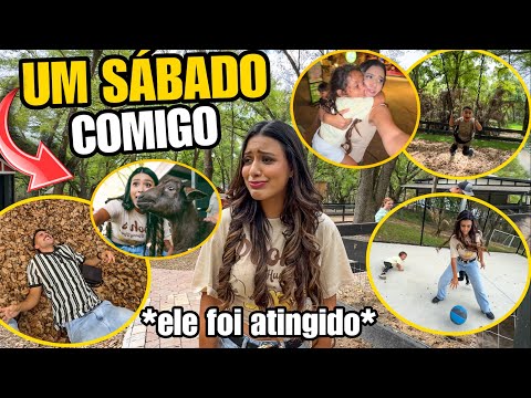 ELE FOI ATINGIDO E CAIU!!! *UM SÁBADO INTEIRO COM A GENTE!!!* 😱😭🐕 thumbnail