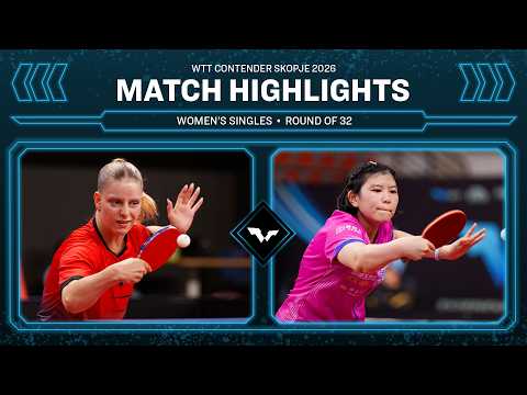 Charlotte Lutz vs Yeh Yi-Tian | WS R32 | #WTTSkopje 2026 thumbnail
