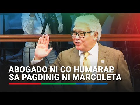 Abogado ni Zaldy Co humarap sa pagdinig ng grupo nina Marcoleta at Cayetano | ABS-CBN News thumbnail