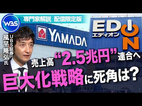 【専門家解説】ヤマダHD・エディオン“2.5兆円”連合へ　プロが読み解く家電量販「再編の最終章」の行方 thumbnail