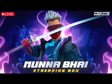Grandmaster  Live Rank Push ❤️-  Free Fire Telugu Live  - Munna Bhai #MBG thumbnail