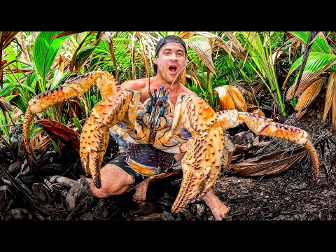 Surviving On Giant Crab Island Using A Hand Spear thumbnail