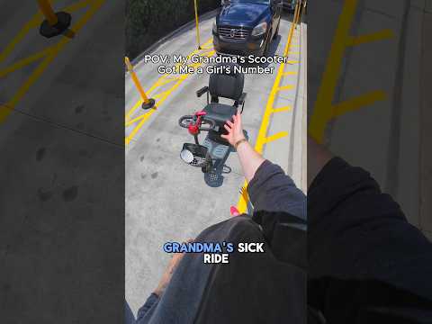 I got her number on my grandma’s scooter #prank #rizz #bikerboy #motovlog #biketok thumbnail