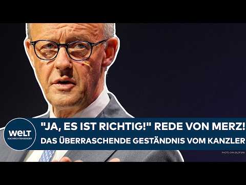 DEUTSCHLAND: "Ja, es ist richtig!" Rede von Kanzler Friedrich Merz! Das überraschende Geständnis! thumbnail