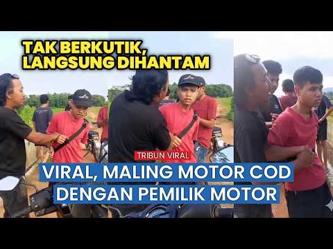Apes! Maling Motor COD dengan Pemilik Asli, Langsung Kena Salam Olahraga thumbnail