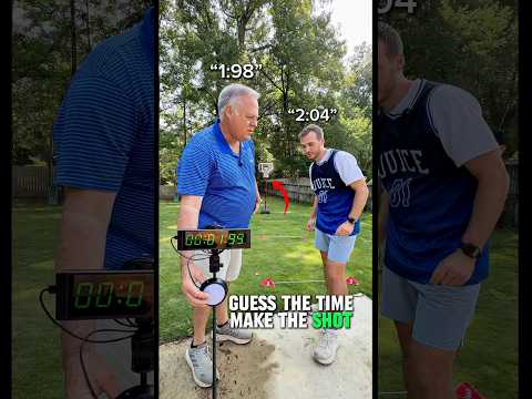 Closest guess and 7 points wins ? #trickshot #timer #basketball #jakethejuice #professorpops thumbnail