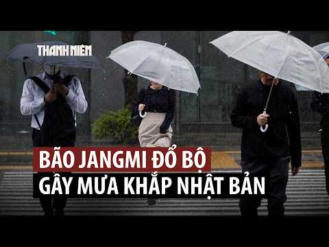 Nhiều nơi ở Nhật Bản phải sơ tán khẩn vì bão Jangmi thumbnail