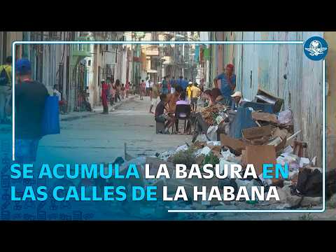 Montañas de basura se acumulan en calles de Cuba thumbnail
