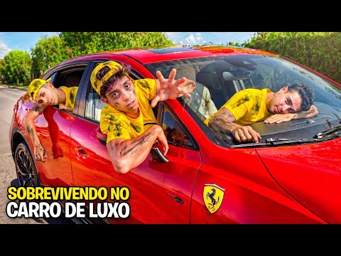 SOBREVIVEMOS EM UM CARRO DE LUXO POR 24 HORAS *Quem venceu ? thumbnail