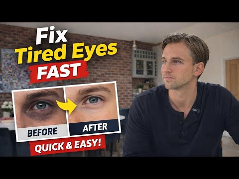How to Fix Tired Eyes in Minutes | Dark Circles & Eye Bags for Men thumbnail