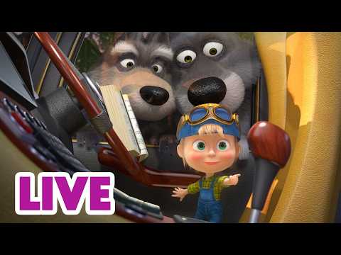 🔴 AO VIVO 👱♀️🐻 Masha e o Urso 🗣️ Passageiros falantes 🚆🚌 Masha and the Bear thumbnail