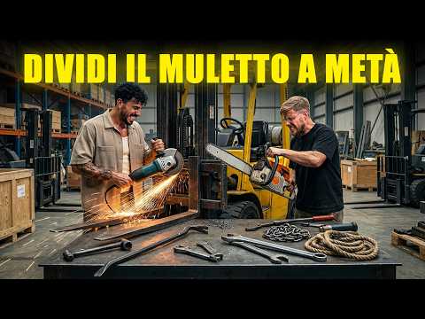 RIESCI A DIVIDERE L’OGGETTO ESATTAMENTE A METÀ? - DOBBIAMO SMETTERE PERCHÈ RISCHIAMO DI FARCI MALE!  thumbnail