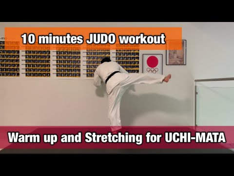 Warm up and stretching for Uchi-mata   10 minutes JUDO workout thumbnail