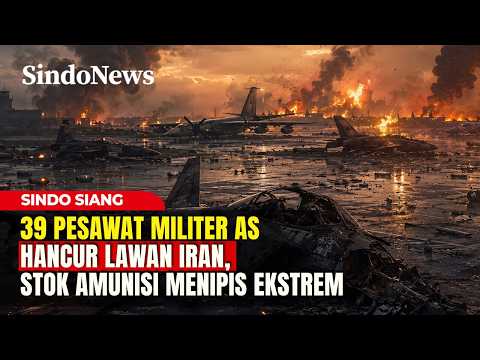 39 Pesawat Militer AS Hancur Lawan Iran, Stok Amunisi Menipis Ekstrem  | Sindo Siang | 16/05 thumbnail