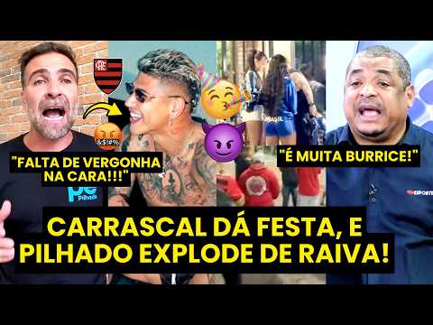 MEU DEUS! PILHADO SURTA COM FESTA DE CARRASCAL APÓS EXPULSÃO EM FLAMENGO x PALMEIRAS! thumbnail