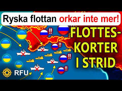 Officiellt: Ryska flottan flyr! Eskortfartyg överger skepp efter intensiva attacker thumbnail