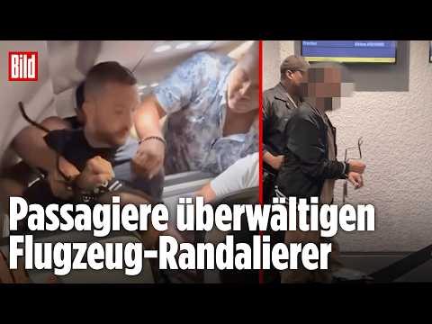Panik im Flugzeug: Passagiere stoppen Cockpit-Stürmer! thumbnail